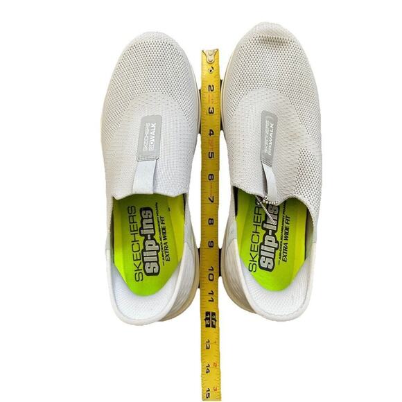 Men's Skechers, Slip-ins: GO WALK 6 - Size 8.5- Wide Width 216278WW-GRY - Picture 11 of 12